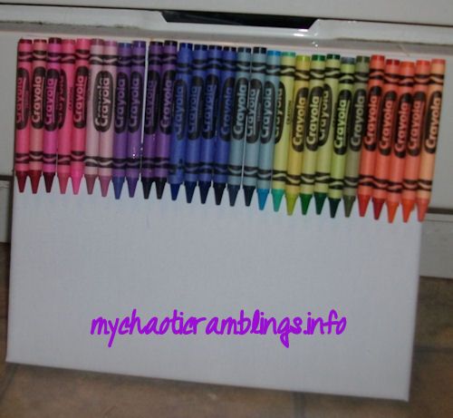 Melted Crayon Wall Art