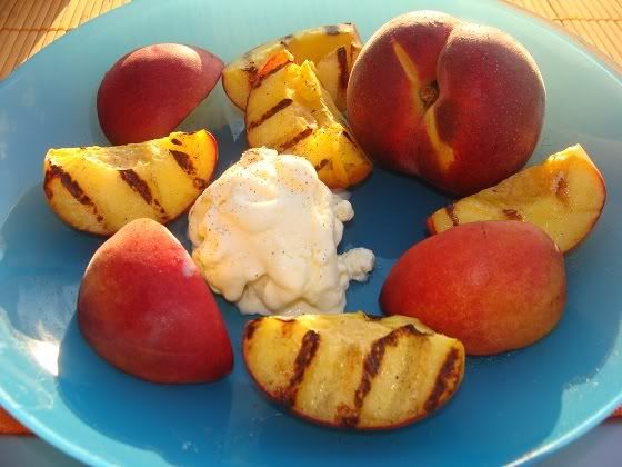 Grilled Peaches-Cooking for Dogs Grilled Peaches