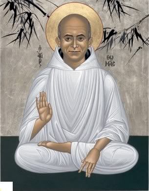 Merton Drawn As the Buddhist He Was