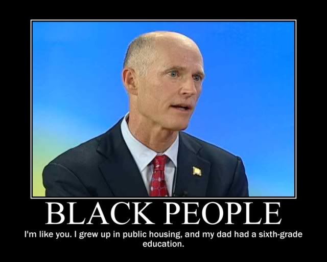 Florida's Rick Scott can relate to black people - Democratic