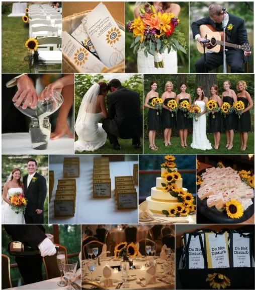 sunflower wedding centerpieces