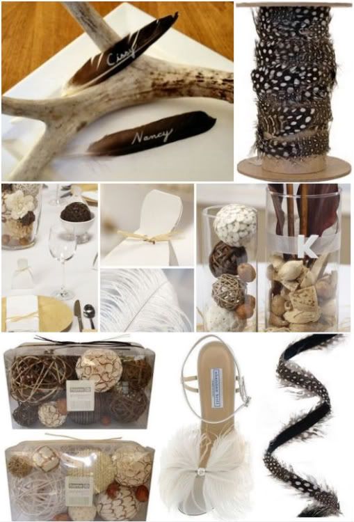 While searching for ostrich feather centerpieces for my wedding 