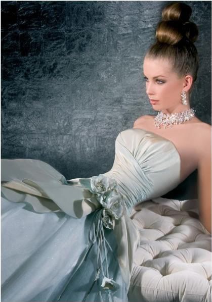 Romantic Silk Wedding Dress of Collection