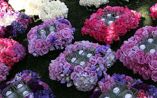 purple and pink wedding ideas