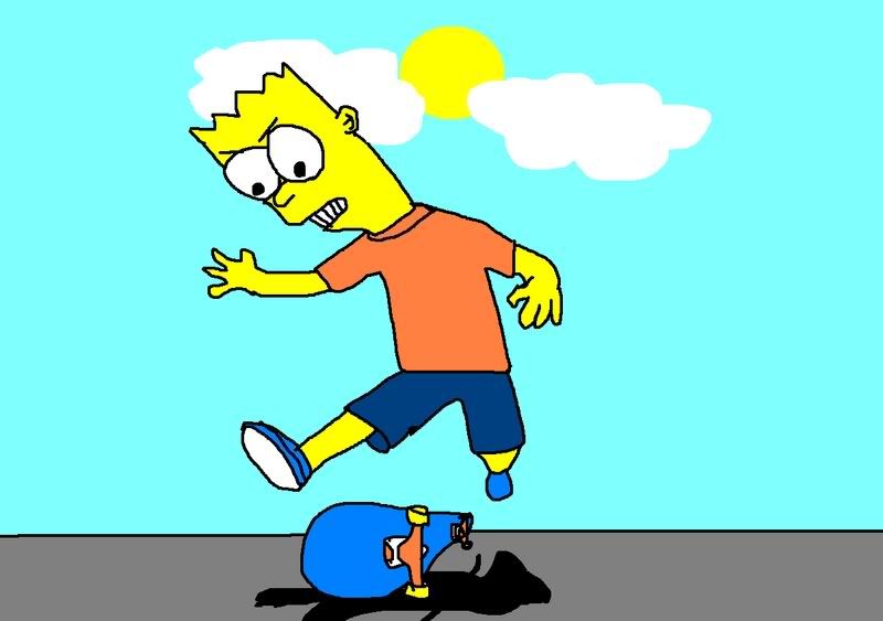 Bart Simpson Skateboard