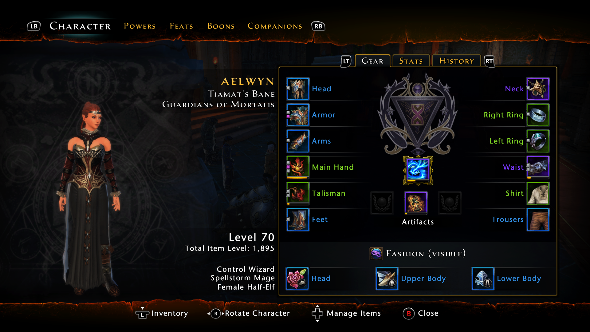 Aelwyn hit Lv 70 in Neverwinter photo Aelwyn at Lv 70.png