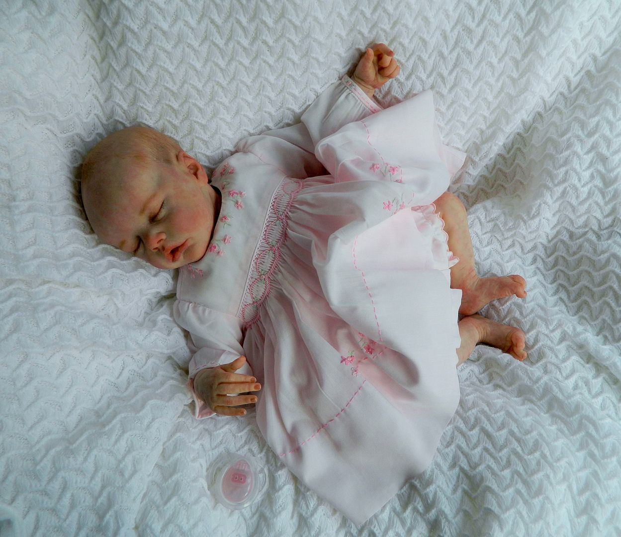 Reborn baby girl doll CORA Sculpt by Bonnie Brown TWIN 'B' tummy