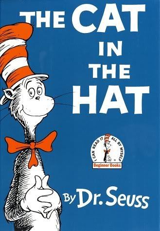 cat in hat cartoon. Title: cat in the hat