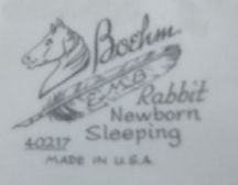 boehm porcelain bunny