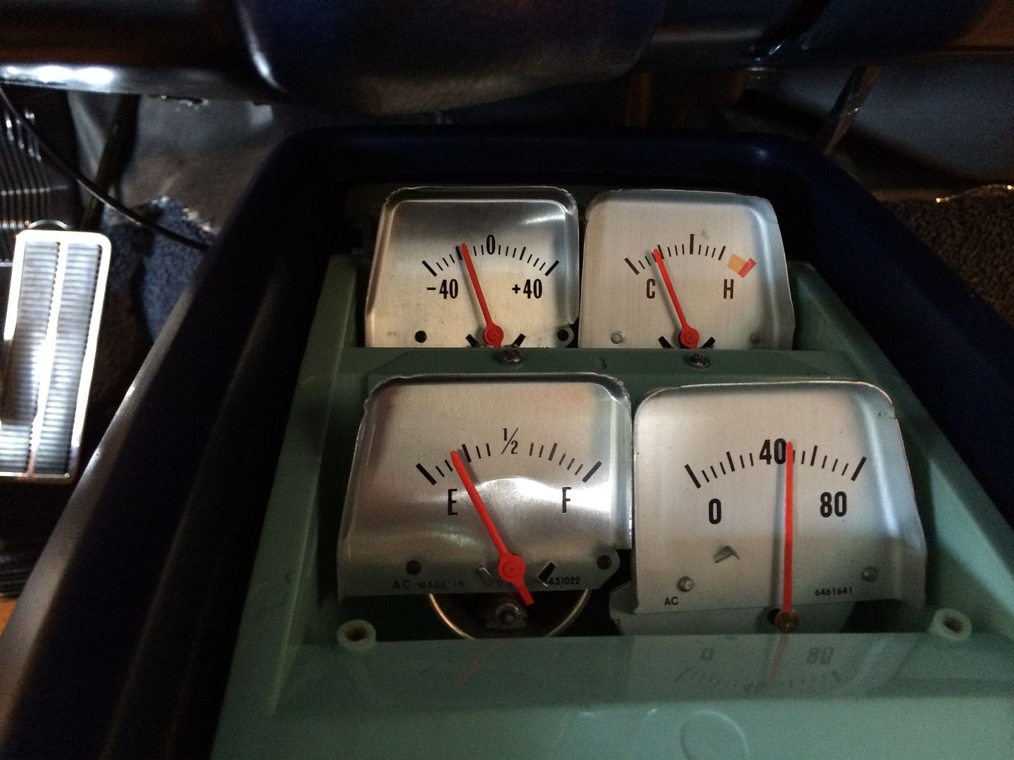 Ammeter In Console Gauges Not Working