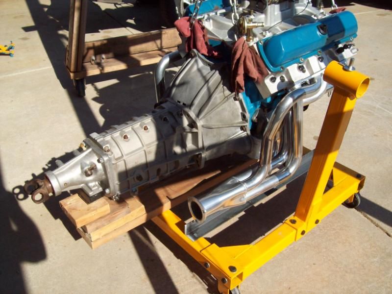 big block engine cradle with castors Team Chevelle