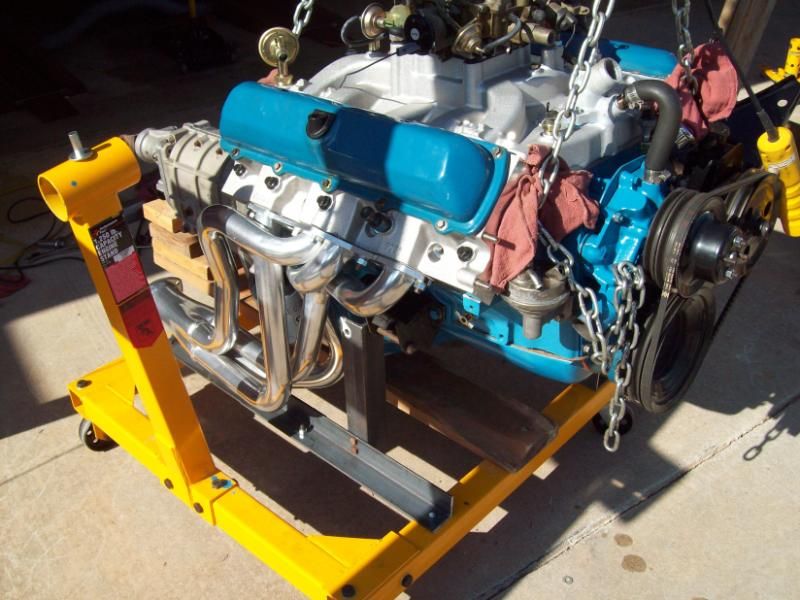 big block engine cradle with castors Team Chevelle