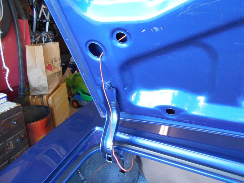 Adding power trunk opener and trunk light Team Chevelle