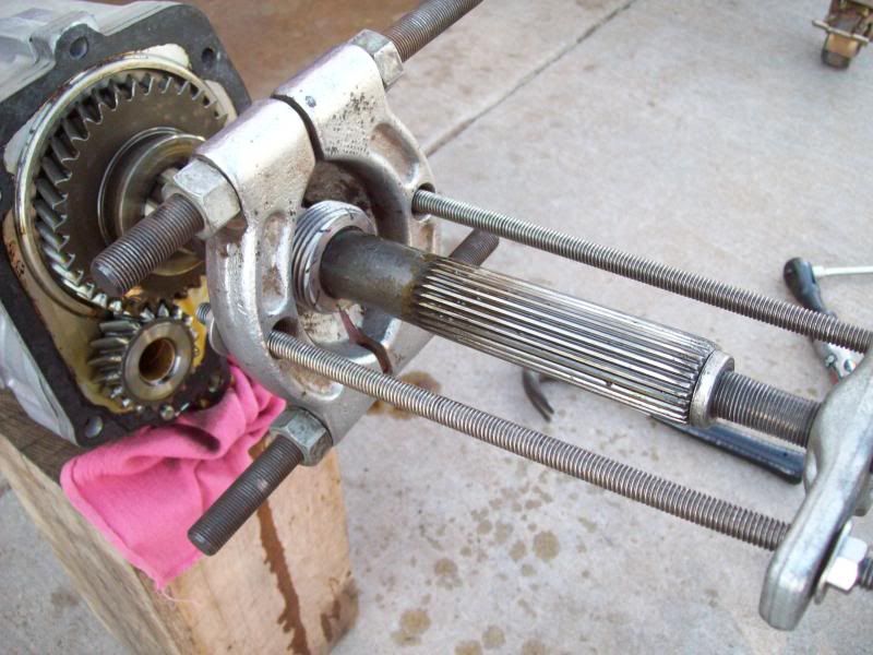 How to change a speedometer gear?remove the engine and tranny