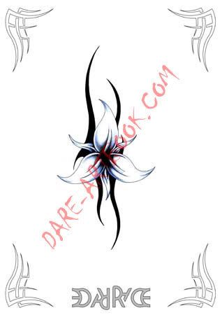 gorgeous as design for rib tattoos � stargazer lily, orchid and Hawaiian