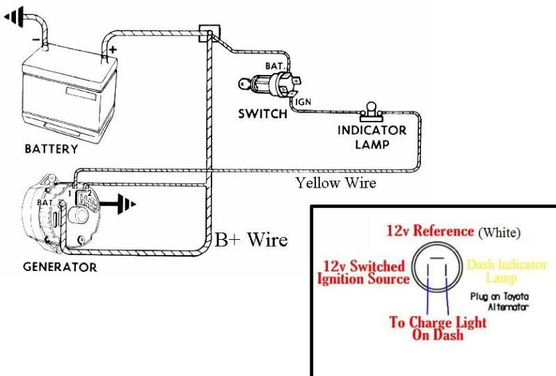 toyota gm alternator swap wiring #6