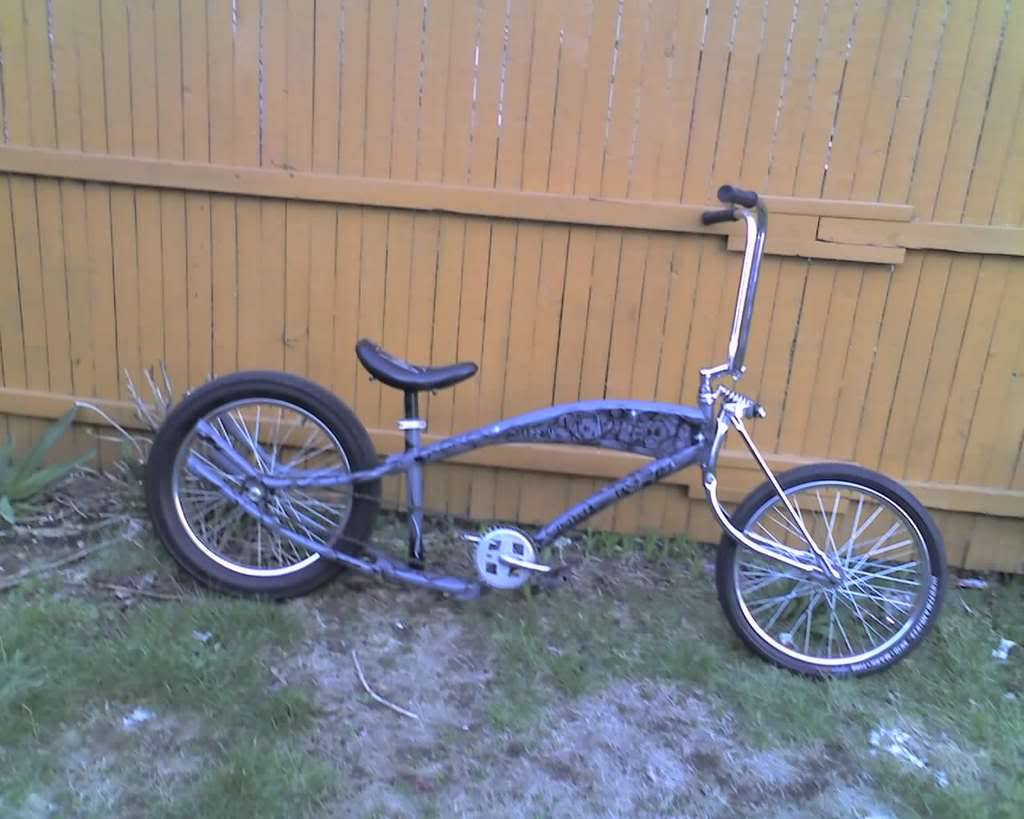 groovy chick chopper bike