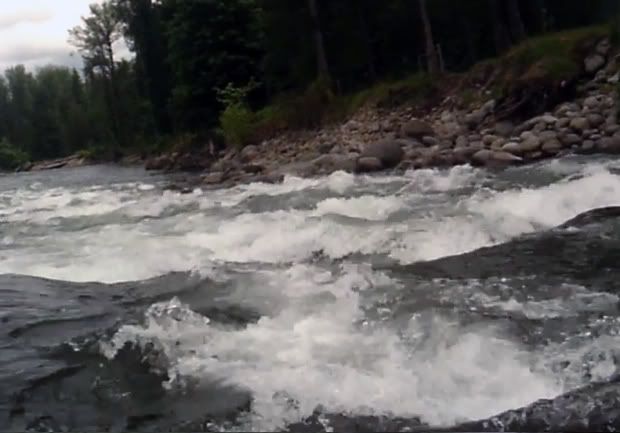 whitewater on the Sandy river, between Revenue Bridge to Dodge Park