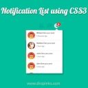 Crafting a Drop-Down Notification List With CSS3