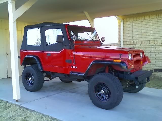 Jeep yj 4 lift 31 tires #2