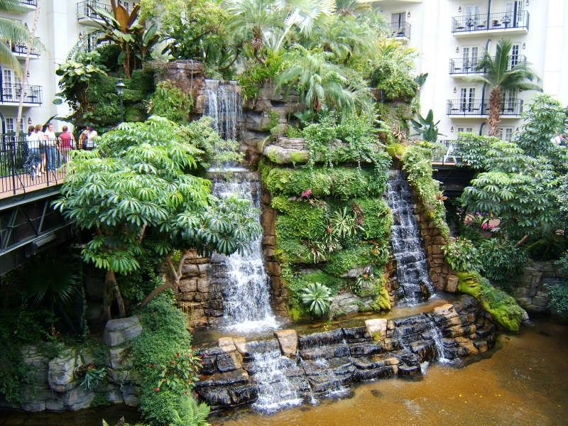 gaylor Opryland Hotel Waterfalls