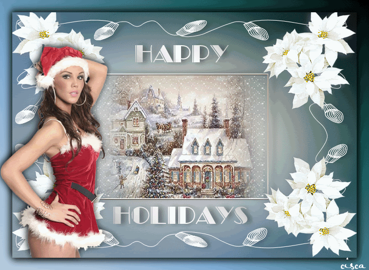 HappyHolidayskerstvrouw.gif picture by 1944Princess