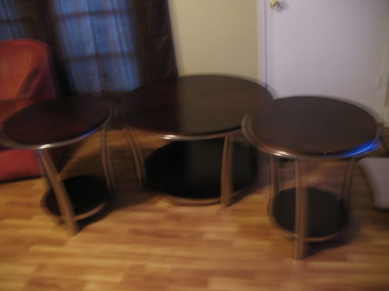 Round Coffee and End Tables