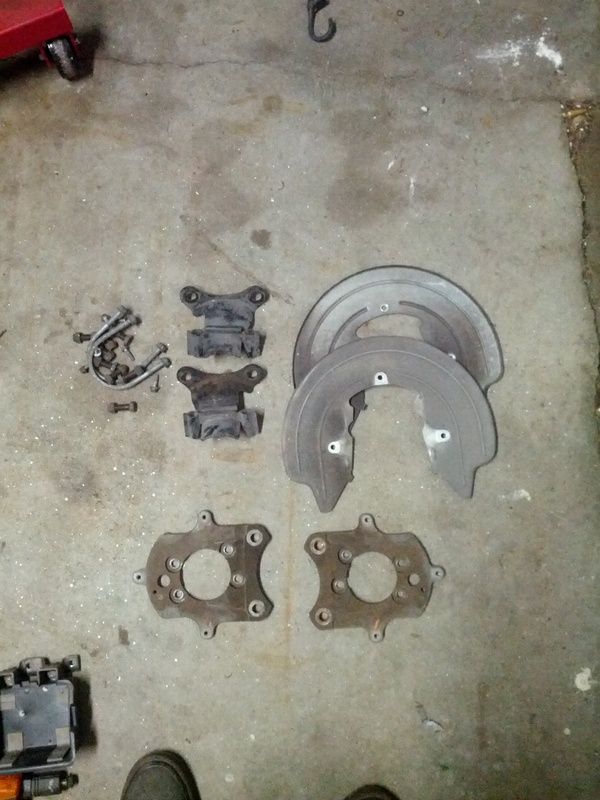 For Sale Foxbody Rear Disc Brake Conversion SN95 Brackets + Ford Mustang Forums