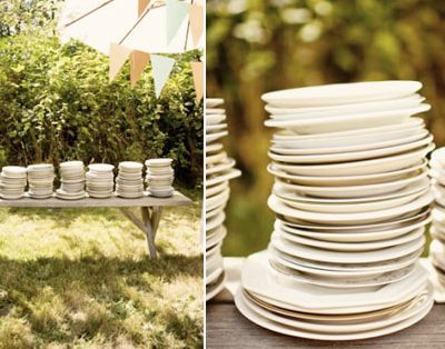 disposable wedding plates