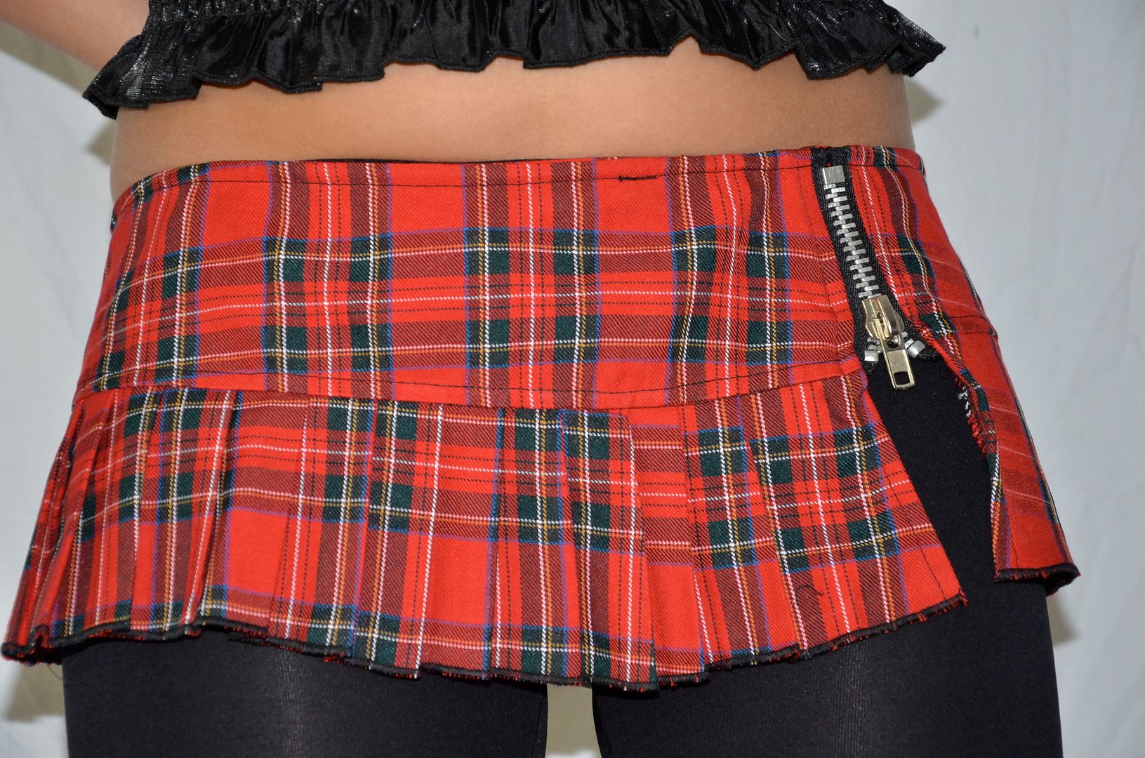 Lds Gothic Sexy Punk Rock Emo Goth Rockabilly Plaid Belt Mini Skirt Sk538 Ebay 8441