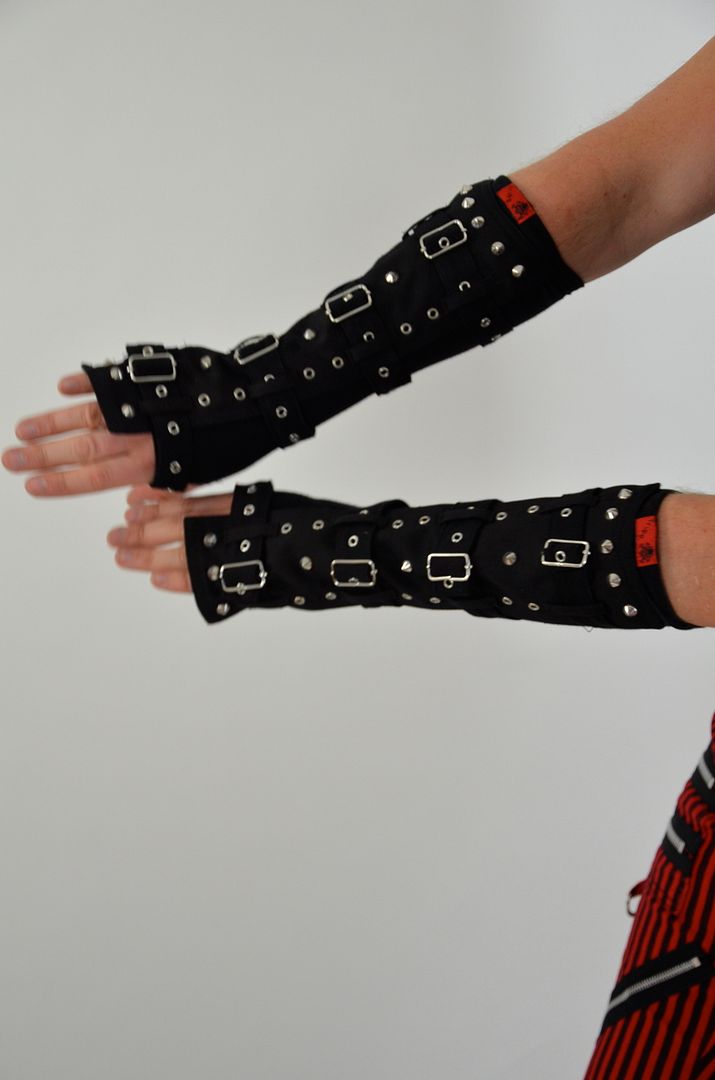 TRIPP GOTHIC PUNK STEAMPUNK SHIRT JACKET SLEEVES GLOVES ARM WARMERS