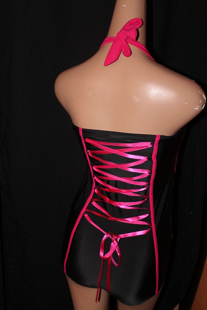 TOO FAST SWIMSUIT SWIM SUIT SUGAR SKULL PINUP 60'S GOTH GOTHIC RETRO