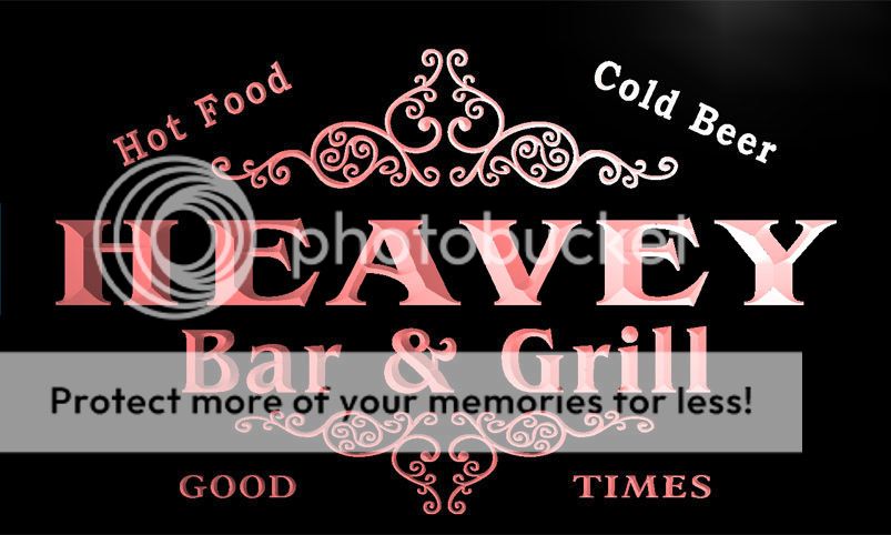 u19392 r HEAVEY Family Name Gift Bar & Grill Home Beer Neon Light Sign 