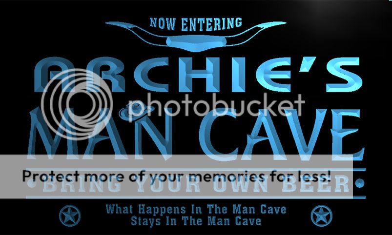 pb362 b Archies Man Cave Garage Room Neon Sign  