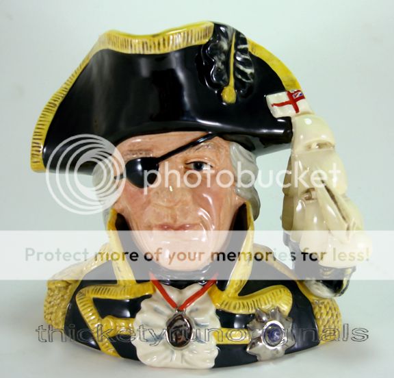 Royal Doulton Toby Mug Vice Admiral Lord Nelson D6932