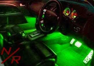 GREEN LED INTERIOR LIGHTS CHEVY CHEVROLET SILVERADO  