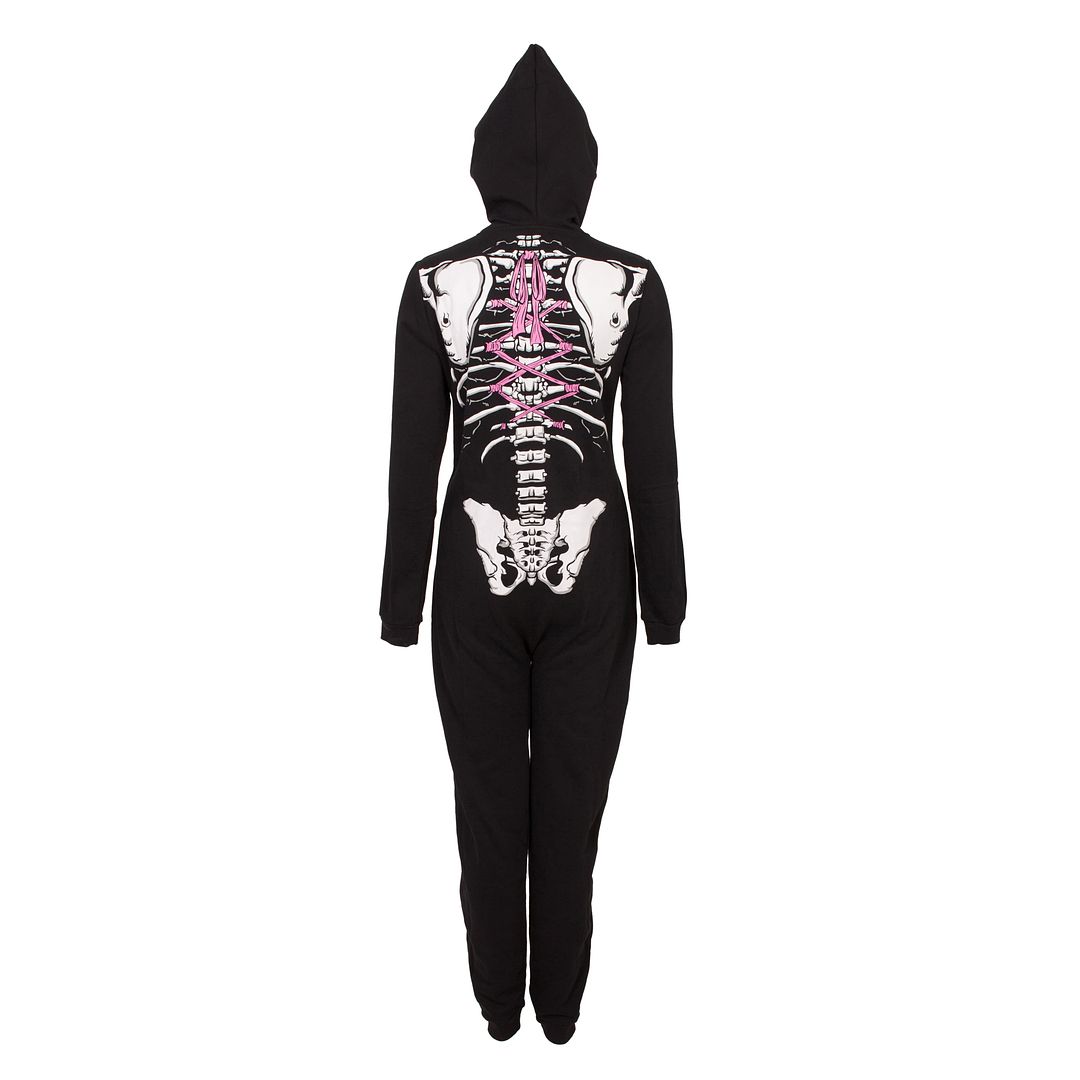 JAWBREAKER JUMPSUIT ONE PIECE PAJAMA PYJAMAS GOTH SHIRT PANTS SKELETON ...