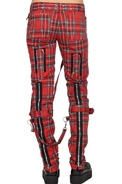 TRIPP BONDAGE GOTHIC PLAID ROCKBILLY PUNK EMO GOTH TATTOO PANTS ...