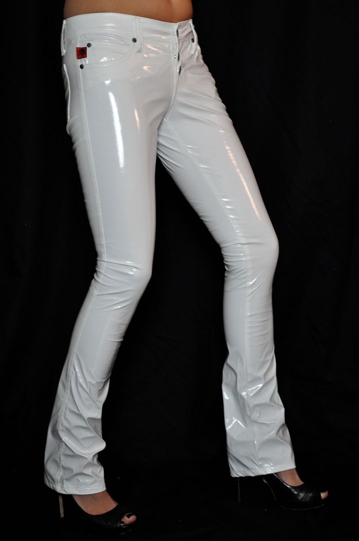 TRIPP VINYL GOTHIC PVC EMO PUNK VAMPIRE PANTS 7 M  